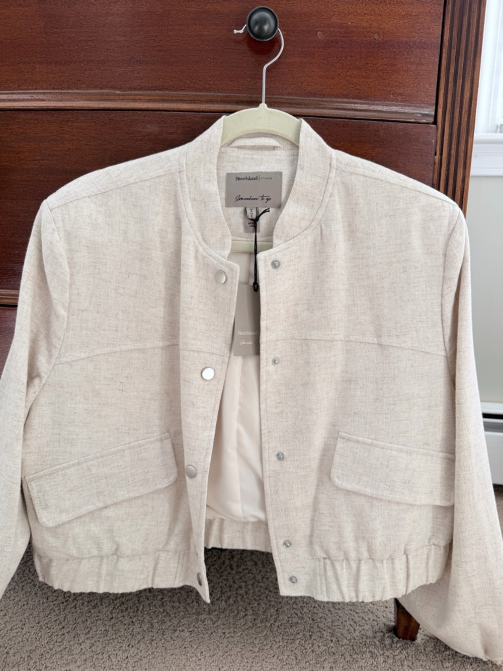 Linen Cropped Jacket